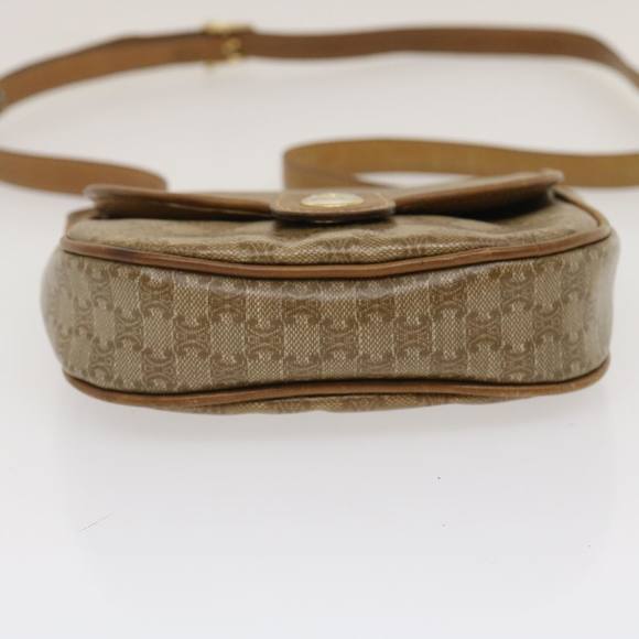 CELINE Macadam Canvas Shoulder Bag Beige Auth 29662 - Picture 5 of 16